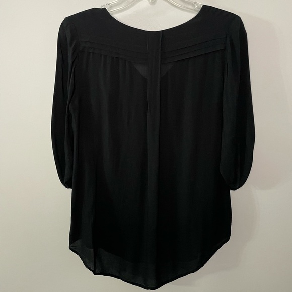 Maeve Black 3/4 sleeve Blouse‎ Size XS - Picture 6 of 10